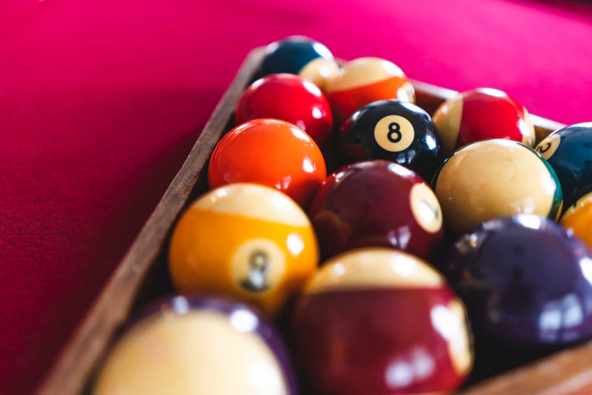 how to rack pool balls properly